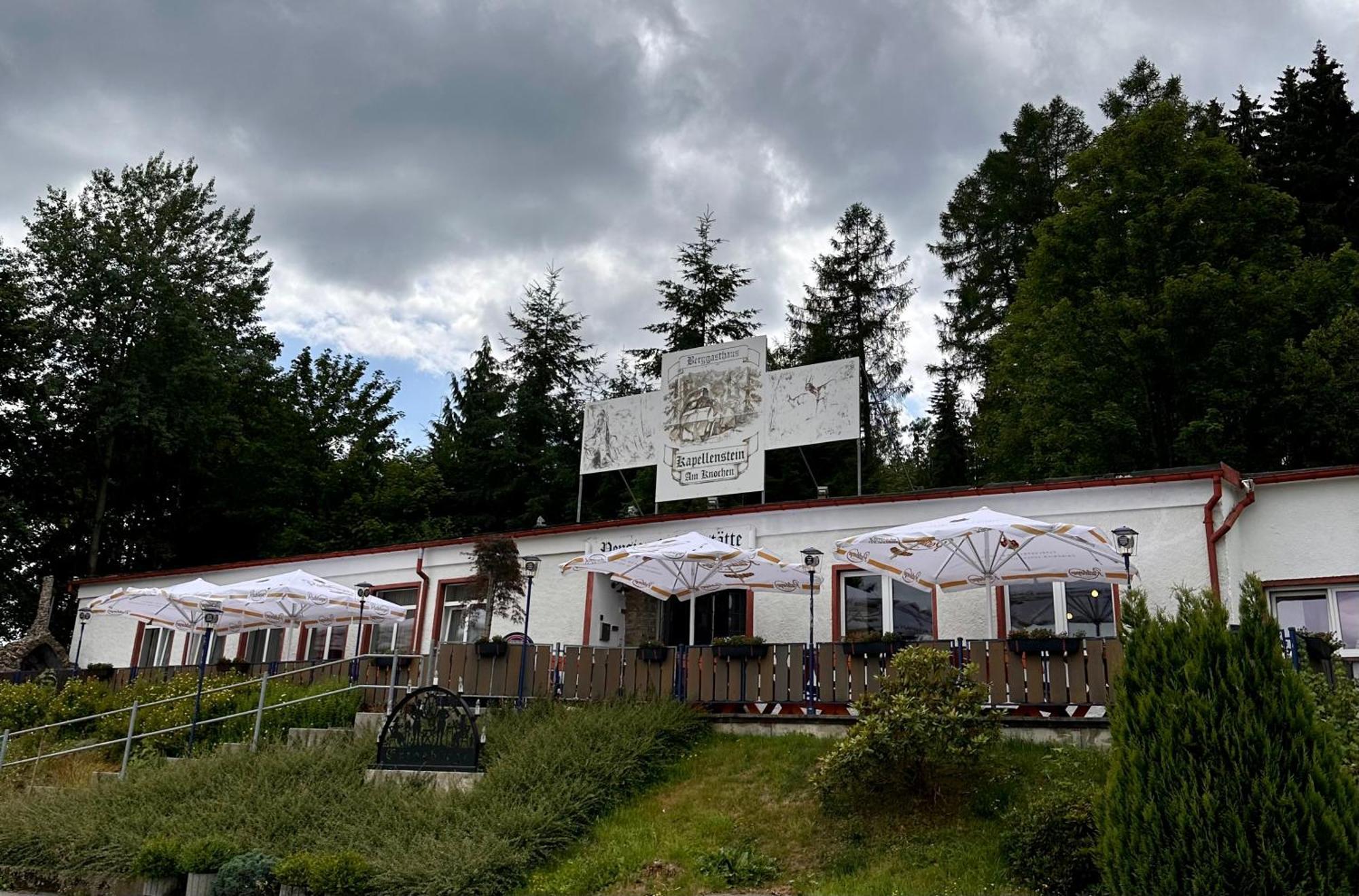 Pension Und Berggasthaus Kapellenstein Geyer Buitenkant foto