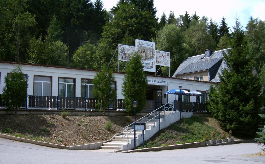 Pension Und Berggasthaus Kapellenstein Geyer Buitenkant foto